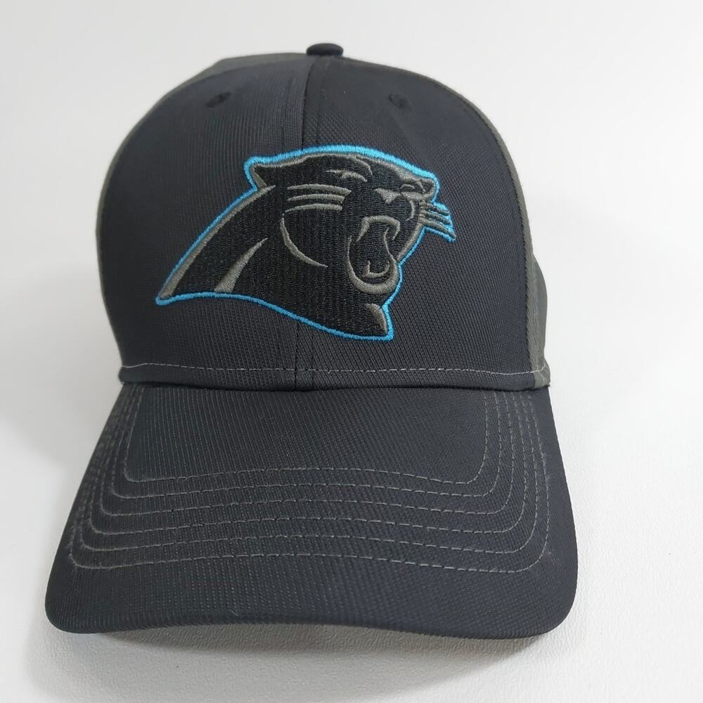 Carolina Panthers Hat NFL Apparel Black Adjustable One Size Hat Football Cap